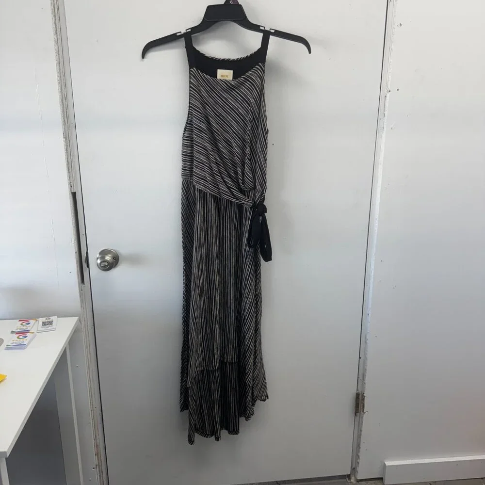 Maeve Anthropology Asymmetrical Black Sleeveless Dress - XS, - Picture 9 of 11